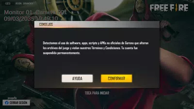 Me suspendieron la cuenta