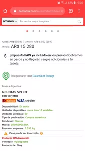 Peso incorrecto