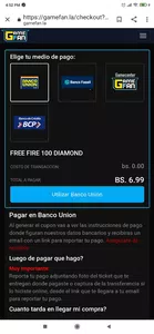 No me sale tigo money en pagostore