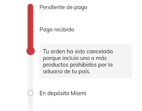 Cancelaron mi producto con falsos argumentos que cambian a su conveniencia