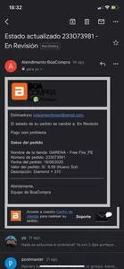 Nunca me llego mi pedido