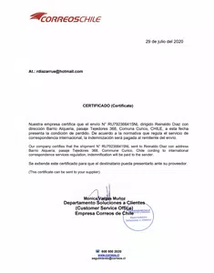 El pedido número 17840041 nunca llegó a mi dirección