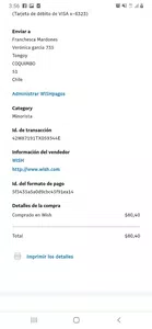 Producto cancelado y no aparese en tienda pagado