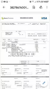 Pagos debitado y pagado por rapipago