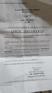 Cuenta que no  contraje
