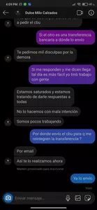 No me envían los pedidos #1509 y #1518