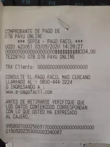 Pago pendiente