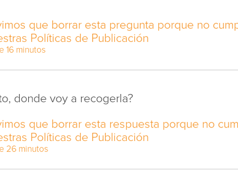 Borraron mi mensaje/ contactarme con mi comprador