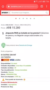 Peso incorrecto