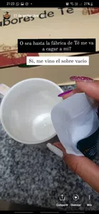 Faltó un saquito de té