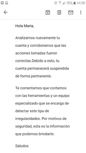 Gaste 500.000 pesos argentino y me blockean la cuenta