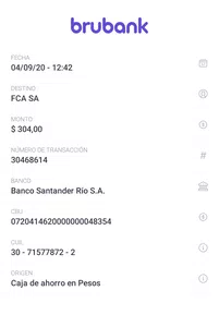Dinero transferido