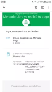 Debito de cuenta mercado libre