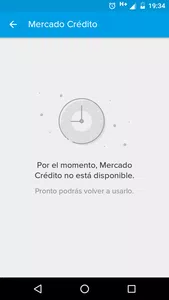 Problema con la opción mercado crédito