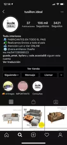 Estafa con venta de sillones en instagram