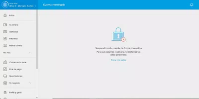 Retienen mi dinero y bloquean mi cuenta