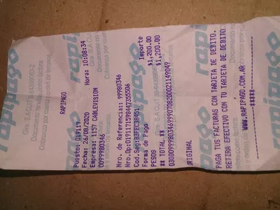 Pagué por mes d agosto y no m registraron como puedo solucionar