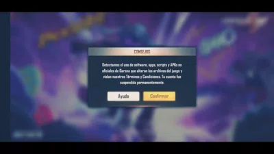Baneo de cuenta
