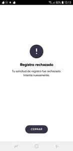 Quiero entrar ala app de brubank y me rechaza al querer entrar
