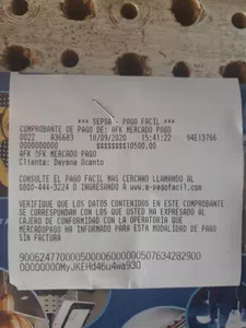 Estafa a traves de afk mercado pago