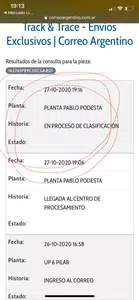Pesimo servicio correo argentino