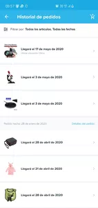 Mis pedidos no llegan desde el 2019