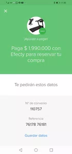 No aparese el producto ni el dinero