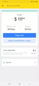 No tengo saldo en mi crédito