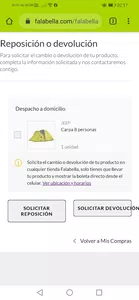Devolución de dinero por compra q nunca llego