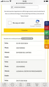 Entrega dni