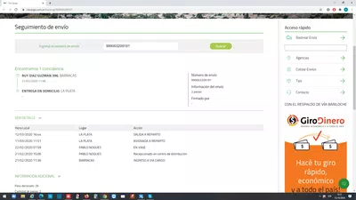 Pedido sin entregar durante 7 meses
