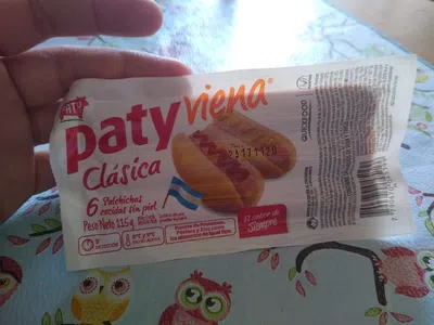 Salchichas paty viena, menos unidades