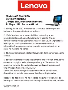 Ausencia de solución