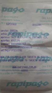 Nunca me llegó la carga