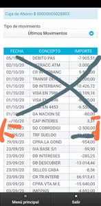 Descuento indebido