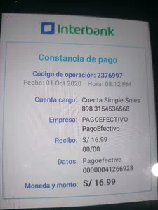Recargue 16.99 soles y no me llegan los diamantes