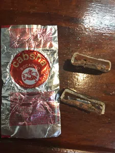 Cabsha con el dulce de leche duro e incomible