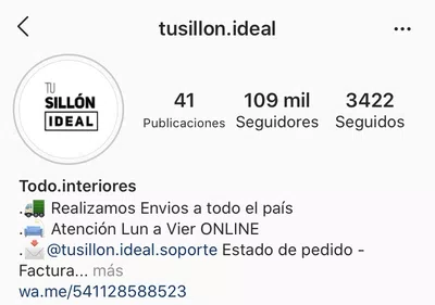 Nunca me entregaron sillon martina ( tu sillon ideal)