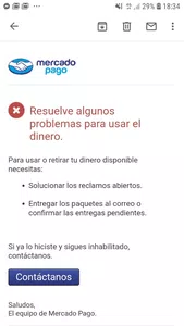 Me suspendieron mercado pago