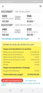 Recargo de 4 veces lo que sale el pasaje original