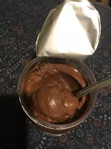 Nutella en mal estado, con gránulos