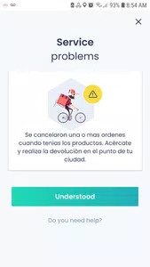 Me bloquearon por liberar un pedido