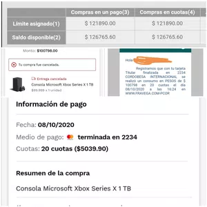 Fravega rechaza compra sin explicación