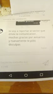 Errores de información del banco