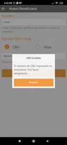 Transferencia a cvu
