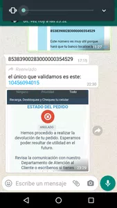 Devolución cuenta mercado pago