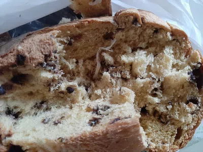 Pan dulce: con tiras de plástico