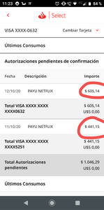 Cobre de payu no solicitado