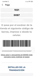 No me permite pagar