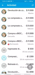 Bidcom no me quieren entregar un pedido por falta de fondo,